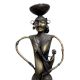 Tribal Mother Love Brass FigurineÂ In Black Finish