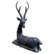 Brass Christmas Decor Sitting  Deer Figurine