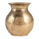 Golden Brass Lota Kalash OnÂ Round Stand