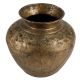 Brass Lota Or Water Pot With Engraved Design on Neck