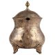 Brass Tea Pot with Mughlai Engraved Flower Design