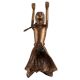 Brass Figurine Of A Dancing Girl