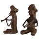 Brass Sitting Pagadi Musicians In Pair