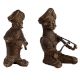 Brass Sitting Pagadi Musicians In Pair