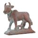 Handmade Copper Finish Brass Kamdhenu Cow With Calf Idol