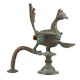 Handmade Green Finish Brass Peacock Incense BurnerÂ And Oil Lamp