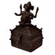 Brass Ganesha Statue Square Storage Box