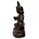 Brass Statue Of Baby Krishna Eating Butter from a Pot
