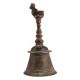 Brass Hand Bell With Nandi Figurine On Top