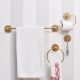 Single Brass Boho Keys Hook Coat Hook