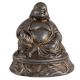 Brass Buddha Seated On A Raised Platform Statue