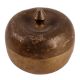 Apple Shaped Brass Box In Antique Finish