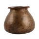 South Indian Brass Water Pot With Dark Patina