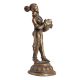 Brass Statue Of A Drummer In Antique Finish