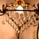Clear Crystal Chandelier Drop Ornaments - Christmas Tree Ornaments - Set of 20