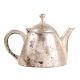 English Tea Pot in Brass and Silver Plated