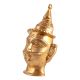 Golden Brass Muniswaran God Mukhavata Shiva Image