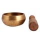 Brass Tibetan Singing Bowl With Wooden Mallet