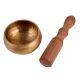 Handmade Brass Tibetan Singing Bowl With Wooden Mallet