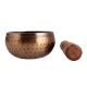 Brass Singing Bowl With Wooden MalletÂ for Meditation and Prayer