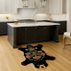 Handmade Black Rug Woolen Tufted Bear Rug