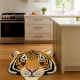 Rug Hand Tufted Woolen Tiger Face Rug
