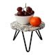 Wood And Resin Terrazzo Cake Stand Anniversary Platter Serveware