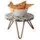 Wood And Resin Terrazzo Cake Stand Anniversary Platter Serveware