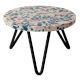 Speckly Affair Wood And Resin Cake Stand With Iron Legs