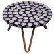 Round Discs Wood And Resin Cake Stand With Iron Legs