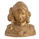 Brass South Indian Goddess Laxmi  Face Bust Statue
