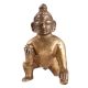 Brass Baby Krishna Laddu Gopal Statue