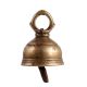 Heavy Brass Cow Bell In Antique Finish