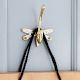 Mother Of Pearl Butterfly Brass Coat Hook