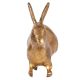 Brass Rabbit Figurine In Golden Finish