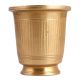 Designer Glass Tumbler in Brass