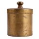Vintage Brass Canister With Lid