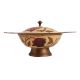 Brass Bowl With Lid Decorative Enamel Work
