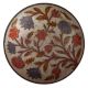 Brass Footed BowlÂ Â With Floral Enamel Work