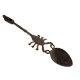 Old Brass Spoon with Scorpion And Cutter At End