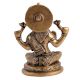 Brass Goddess Laxmi  Statue Sitting In Blessing Pose