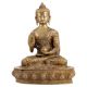 Brass Buddha Statue In Decorative Robe