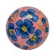 Hand Pinted Water Lily Indian Kashmiri Cabinet Knobs