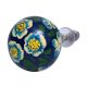 Water Lily Hand Pinted Indian Kashmiri Cabinet Knobs