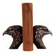 Brass Eagle Head Book End In pair