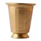 Old Brass Tumbler Glass With Round Base