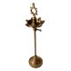 Brass Kuthu Villaku Oil Lamp With Decorative Finial