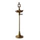 Brass Kuthu Villaku Oil Lamp With Decorative Finial
