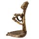 Tribal Brass Tanpura Musician Statue