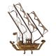 Hand Crafted Old Model Brass Sea Ship